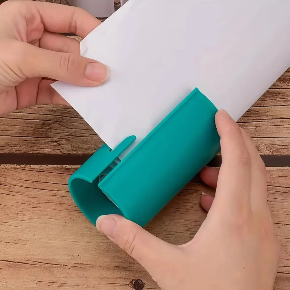 WrapEase – Tragbare Mini-Papierschneidemaschine für Geschenkpapier