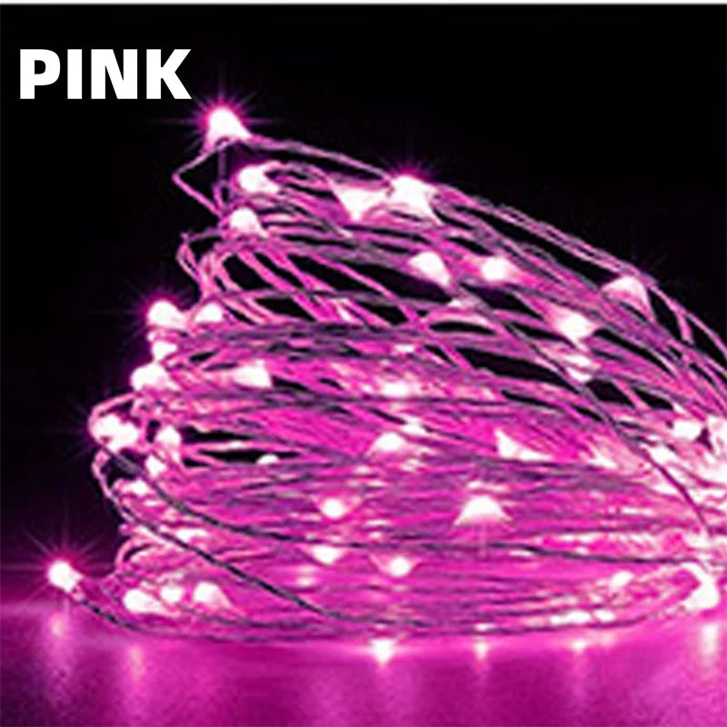 LumiWire™ – 20m USB LED Kupferdraht-Lichterkette für Innen & Außen