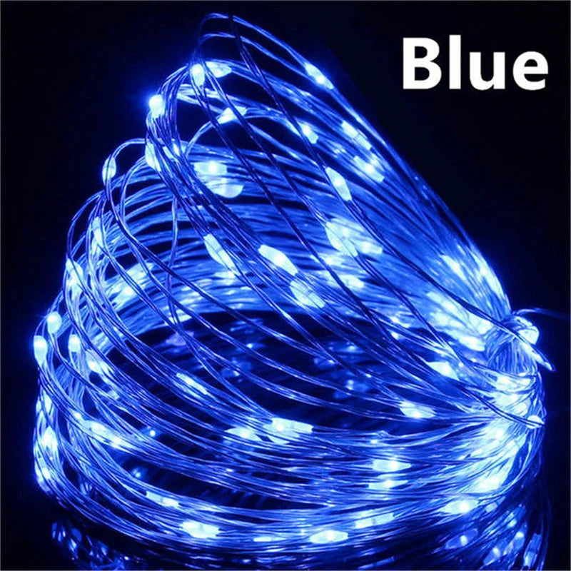 LumiWire™ – 20m USB LED Kupferdraht-Lichterkette für Innen & Außen