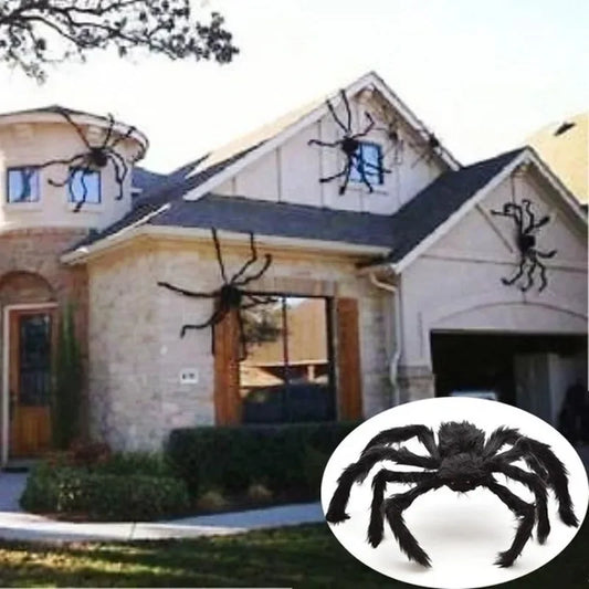 CreepyCrawl – Riesige Schwarze Halloween-Spinne für dein Spukhaus
