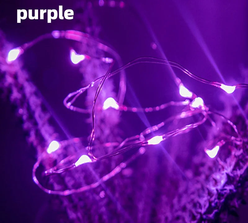 LumiWire™ – 20m USB LED Kupferdraht-Lichterkette für Innen & Außen